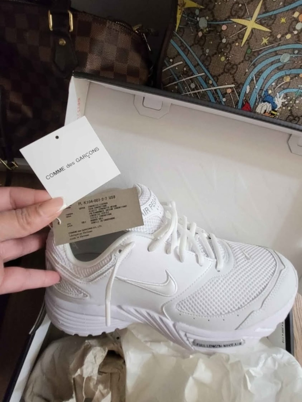 Nike Air White Mesh Trainer - Clean All-White Sneaker